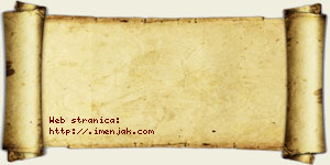 Danica Debeljak vizit kartica